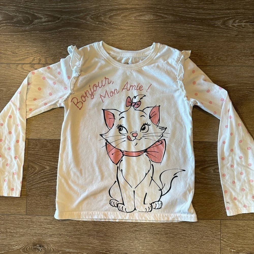 Disney Marie aristocats long sleeve top